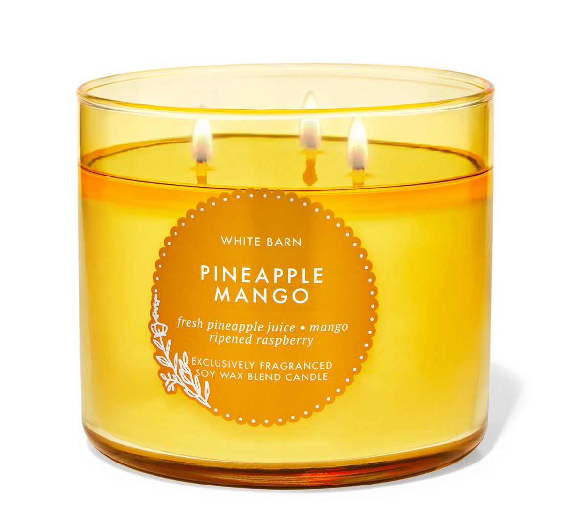 Velas 3 Mechas Pineapple Mango 🥭
