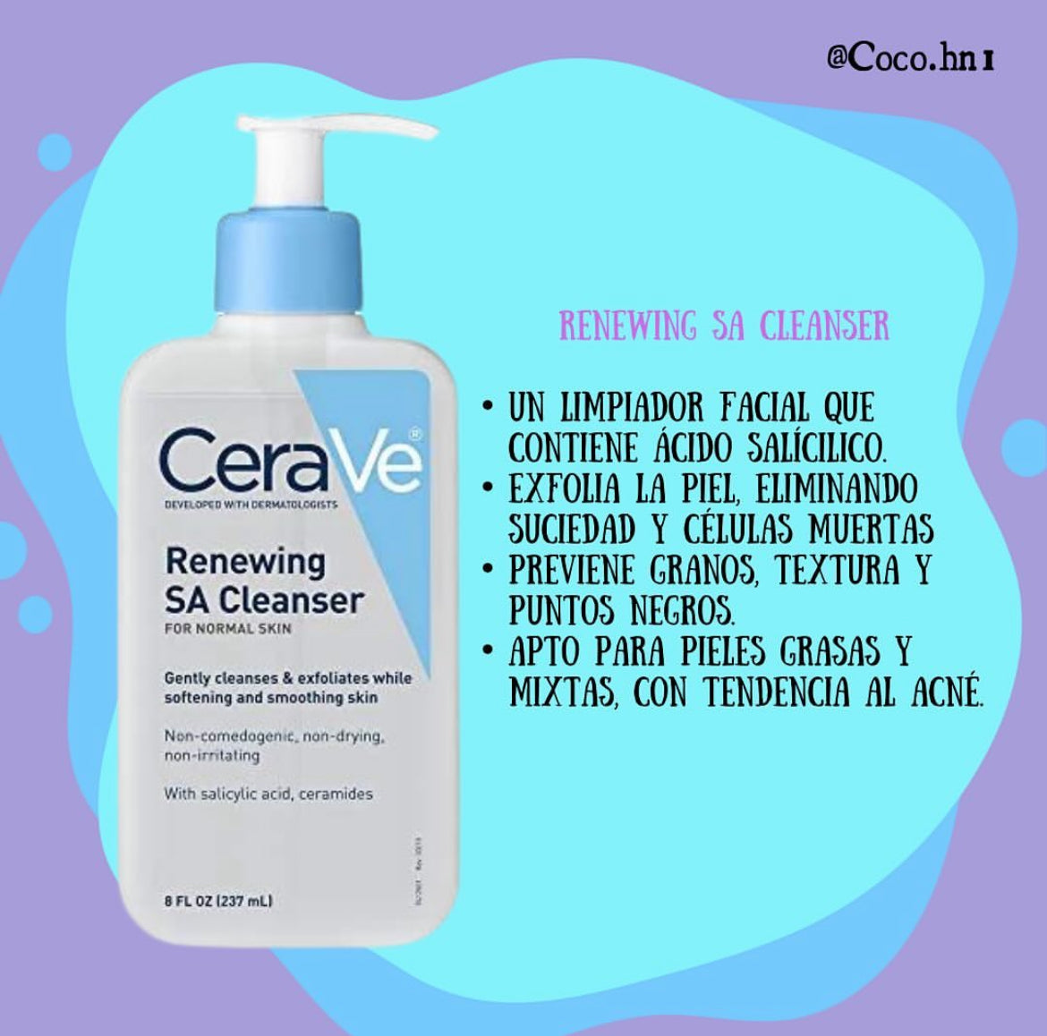 ✨Cerave Renewing SA Cleanser✨