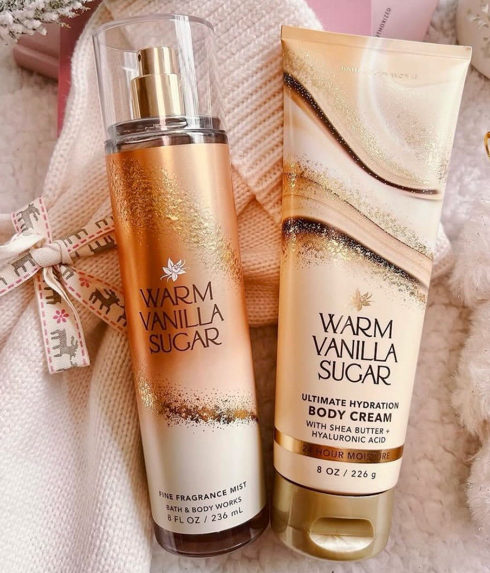 Set Bath and Body Works Warm Vanilla Sugar