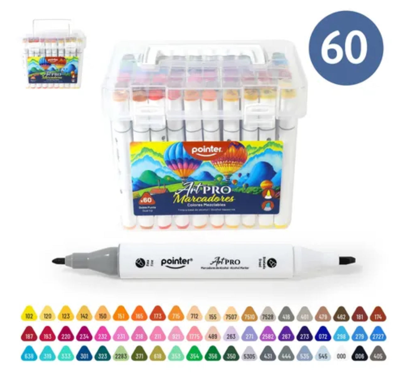 Marcadores Art Pro 60 pcs