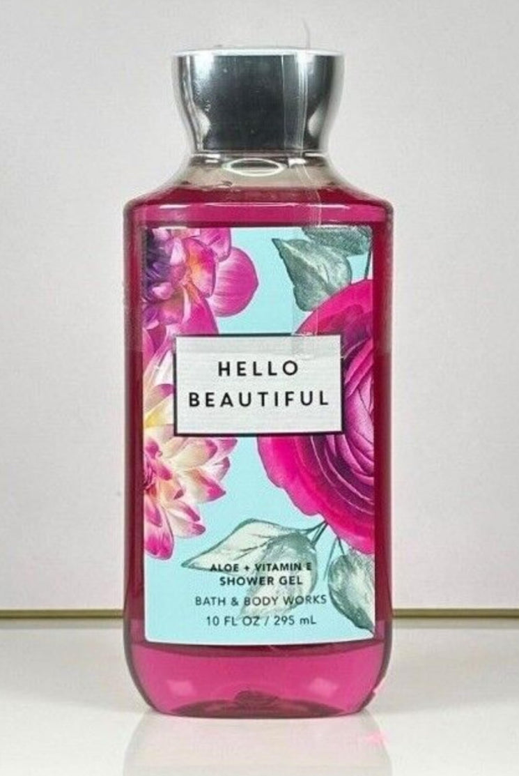 Gel de baño bath and body hello beautiful