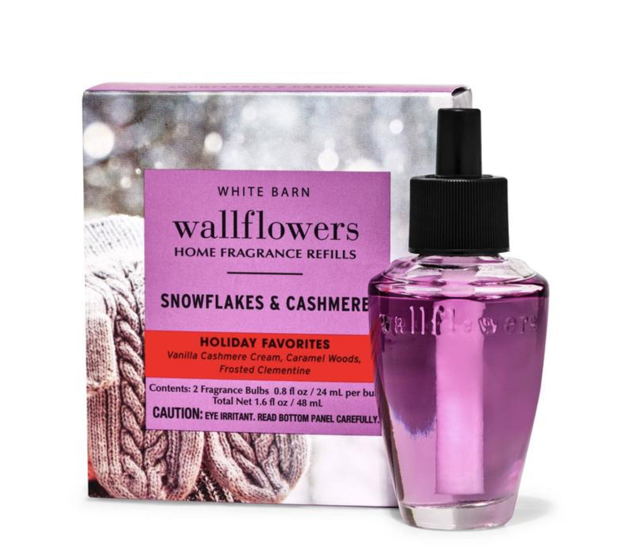 Refil de Aroma de Pared Snowflakes & Cashmere
