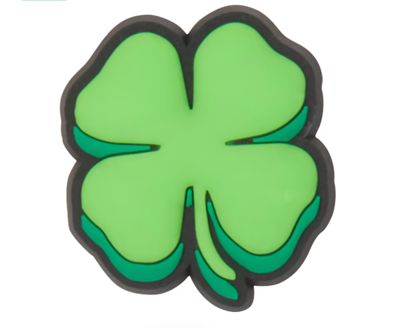 Jibbitz para crocs trébol de 4 hojas