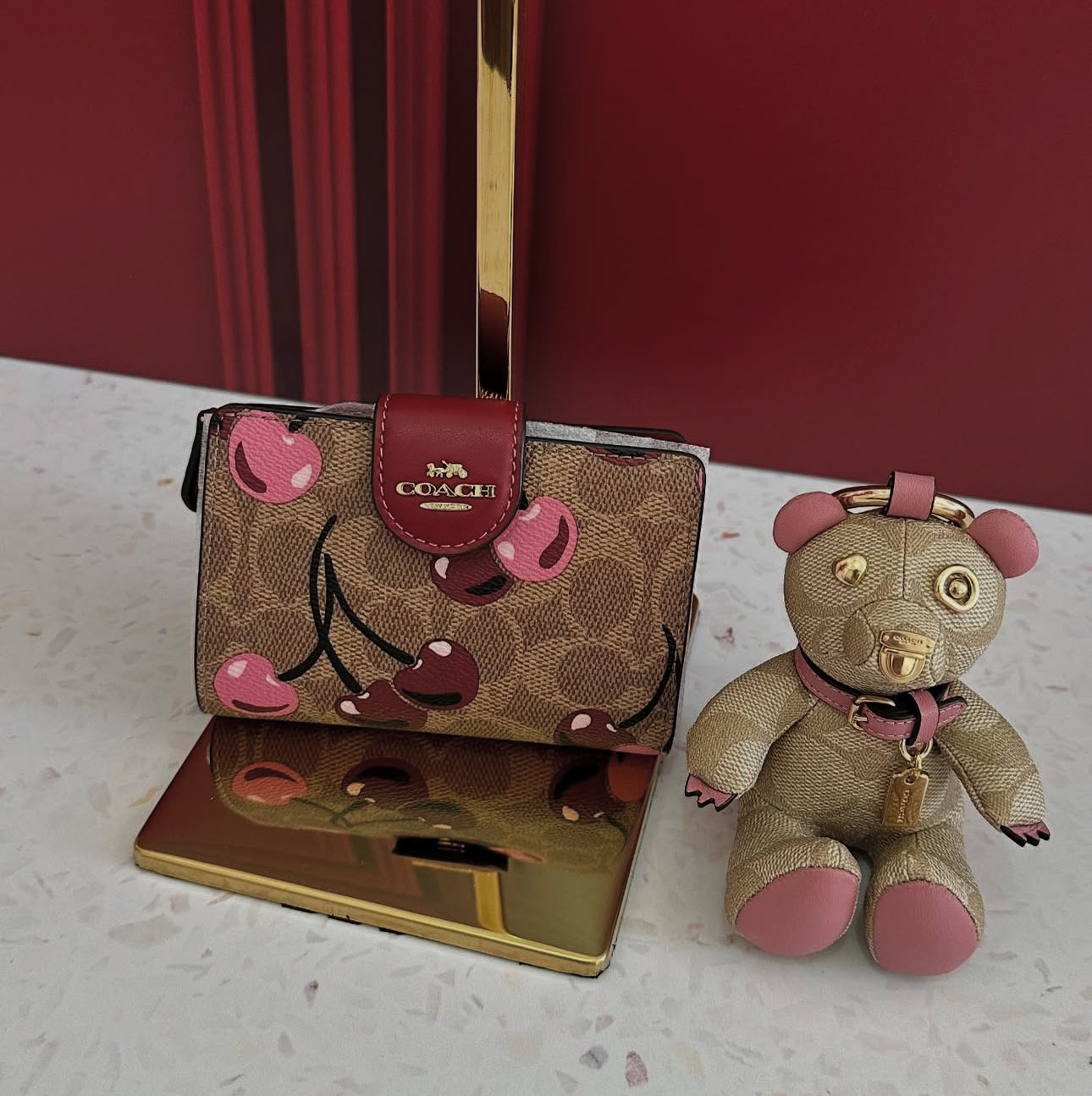Coach Cherry wallet