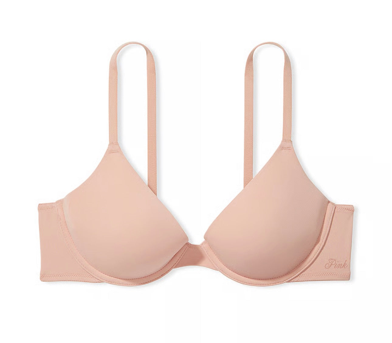 Bra Pink Lightly Lined Beige