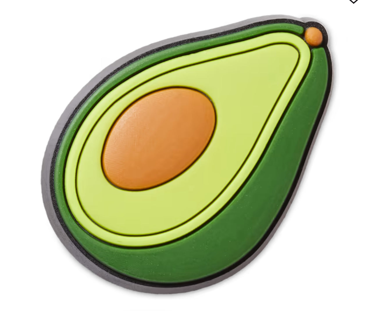 Jibbitz para crocs aguacate