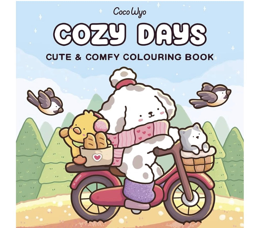 Cozy Days Cute & Comfy Coloring Book