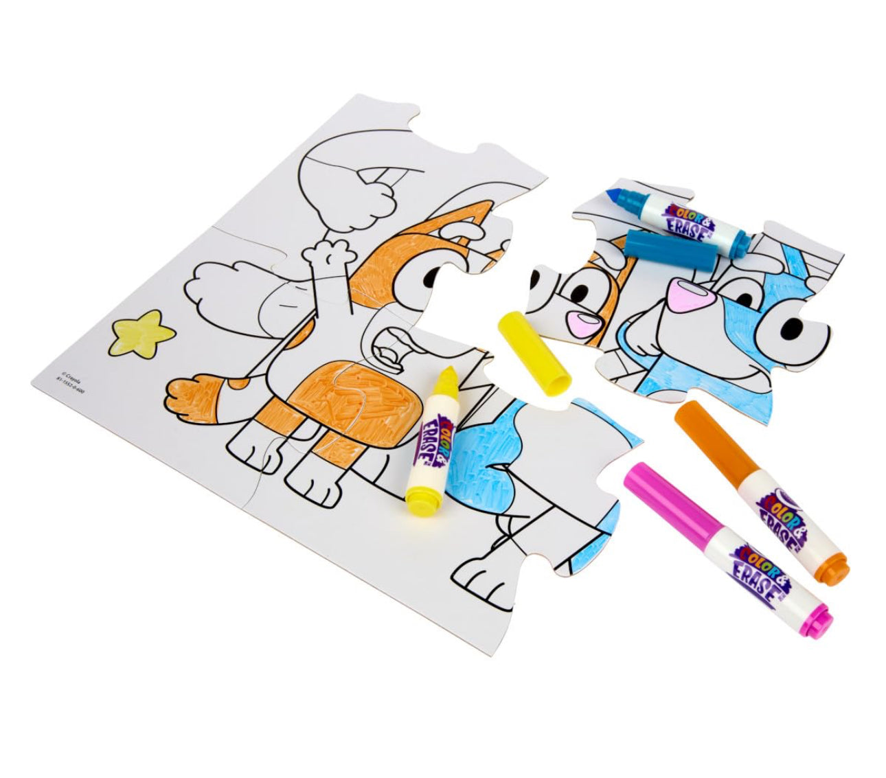 Rompecabezas Bluey Crayola