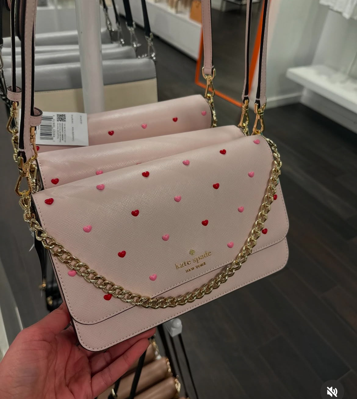 Kate Spade Hearts Crossbody🎀