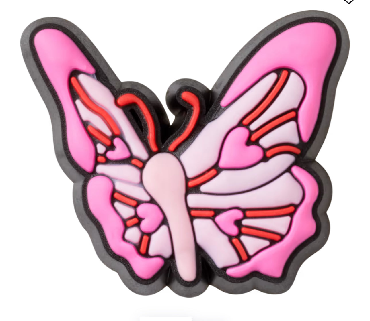 Jibbitz para crocs mariposa rosada
