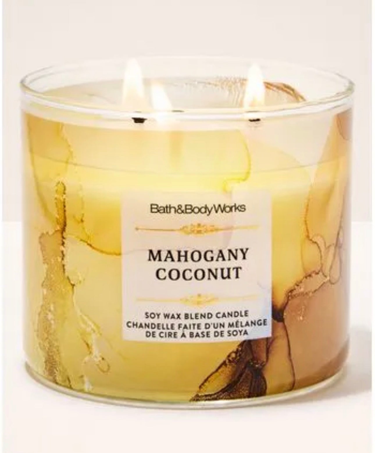 Vela de 3 Mechas Mahogany Coconut