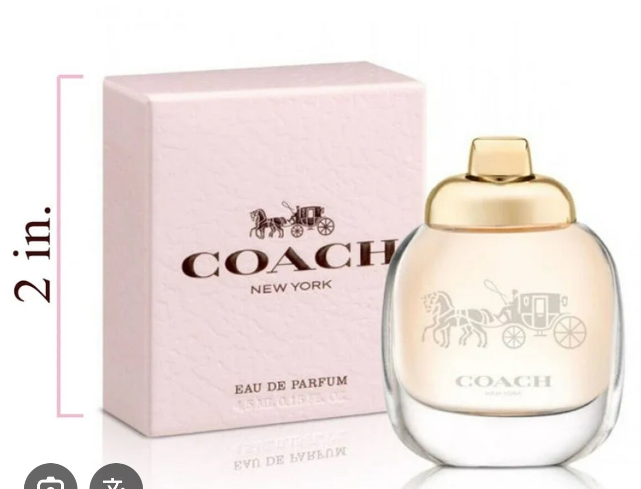 Mini Perfume Coach