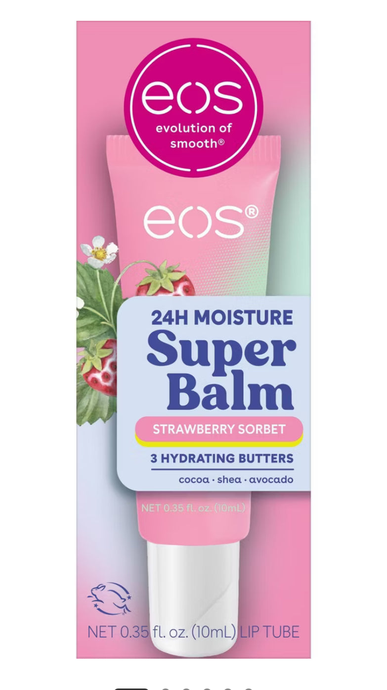 eos 24H Moisture Super Balm - Strawberry Sorbet