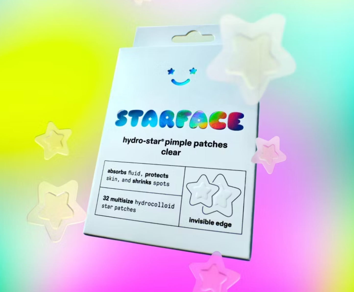 Starface Hydro-Stars Clear Facial Pimple Patch Refill - 32ct