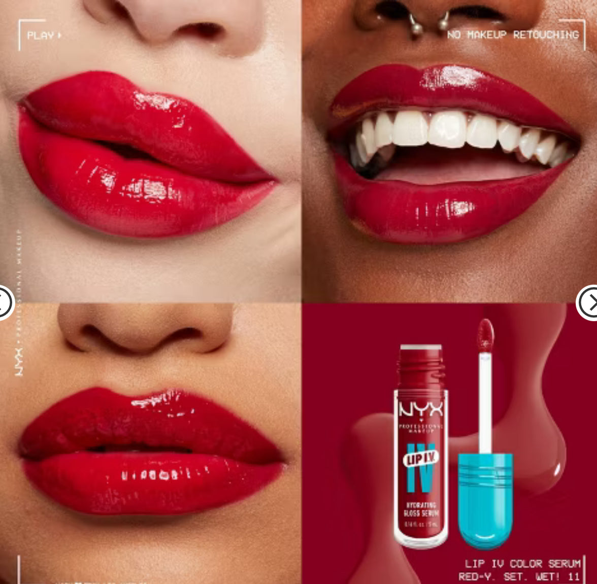 NYX Professional Makeup Lip IV Hydrating Lip Gloss Stain