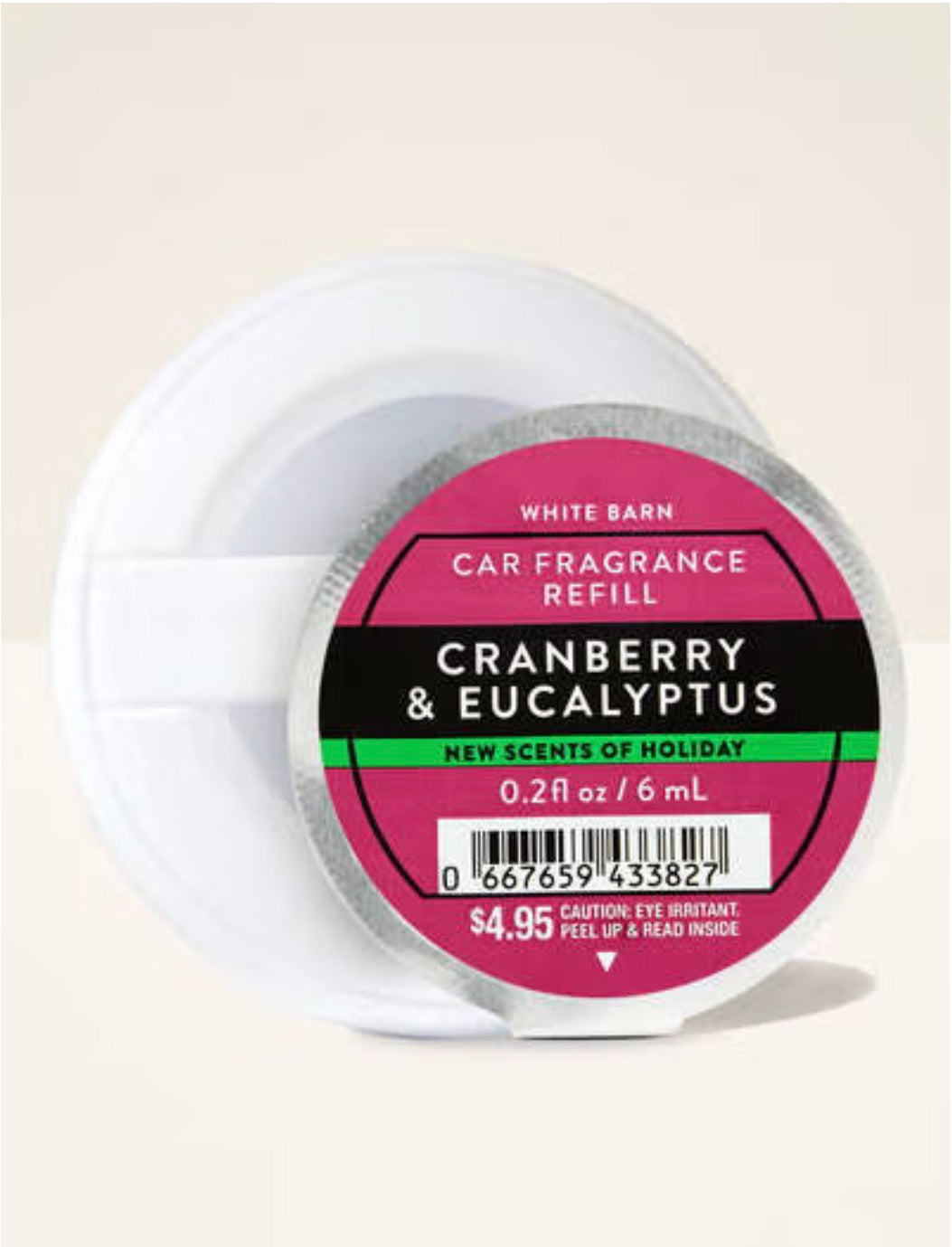 Cranberry & Eucalyptus
Car Fragrance Refill