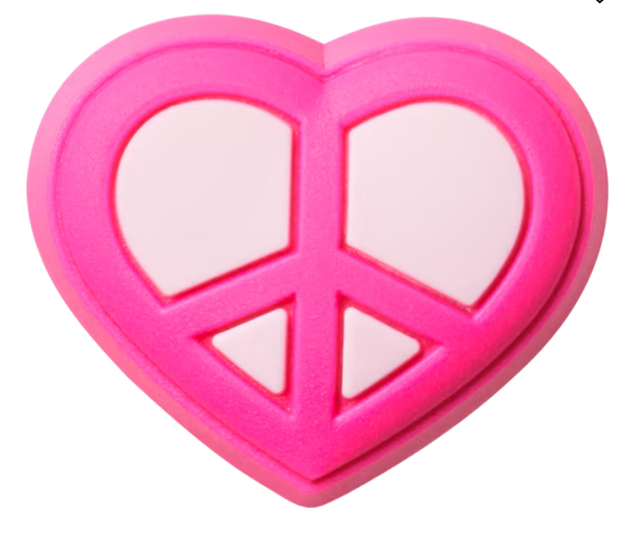 Jibbitz para crocs corazón rosado