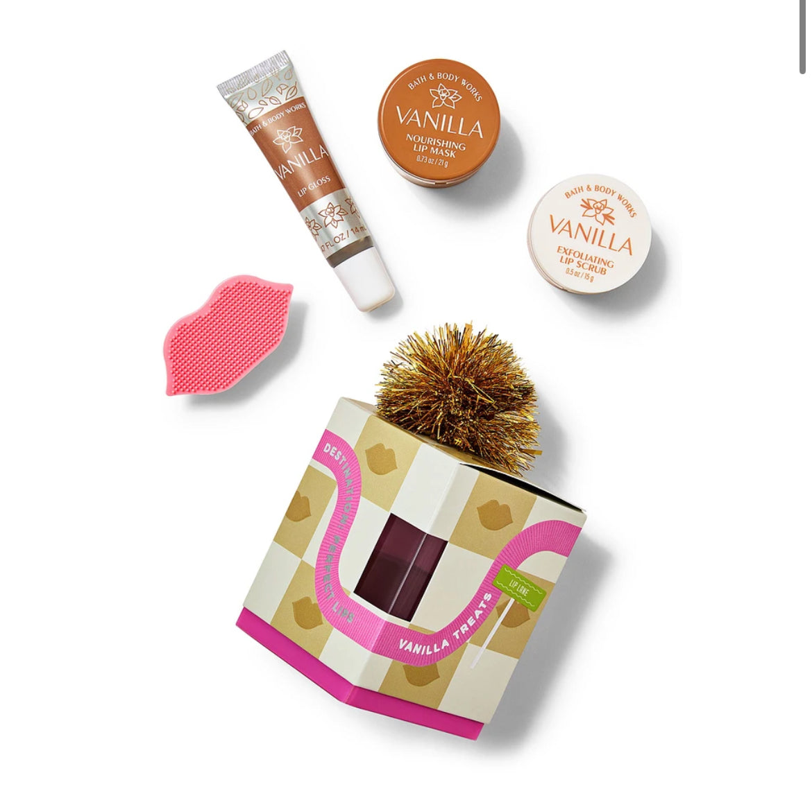 Bath&BodyWorks Vainilla Lip Ritual Set