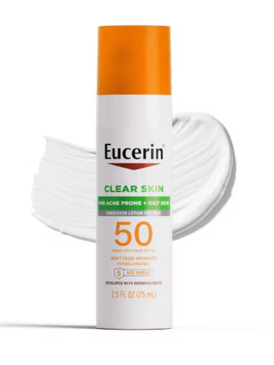 Eucerin Face Clear Skin Sunscreen Lotion - SPF 50