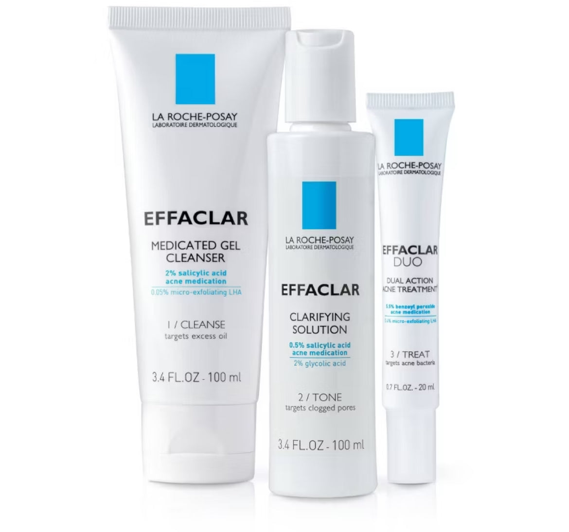 La Roche Posay Rutina Acné 3 Pasos