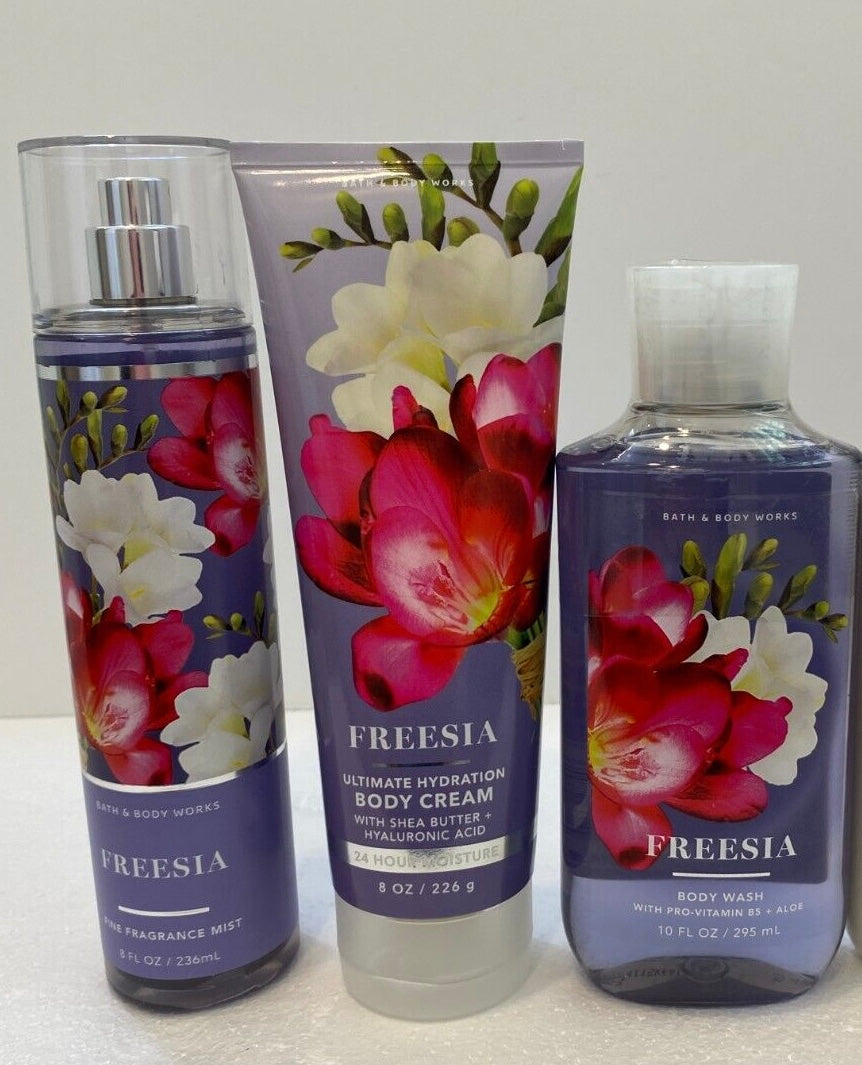 Set Bath&BodyWorks Freesia 3pcs
