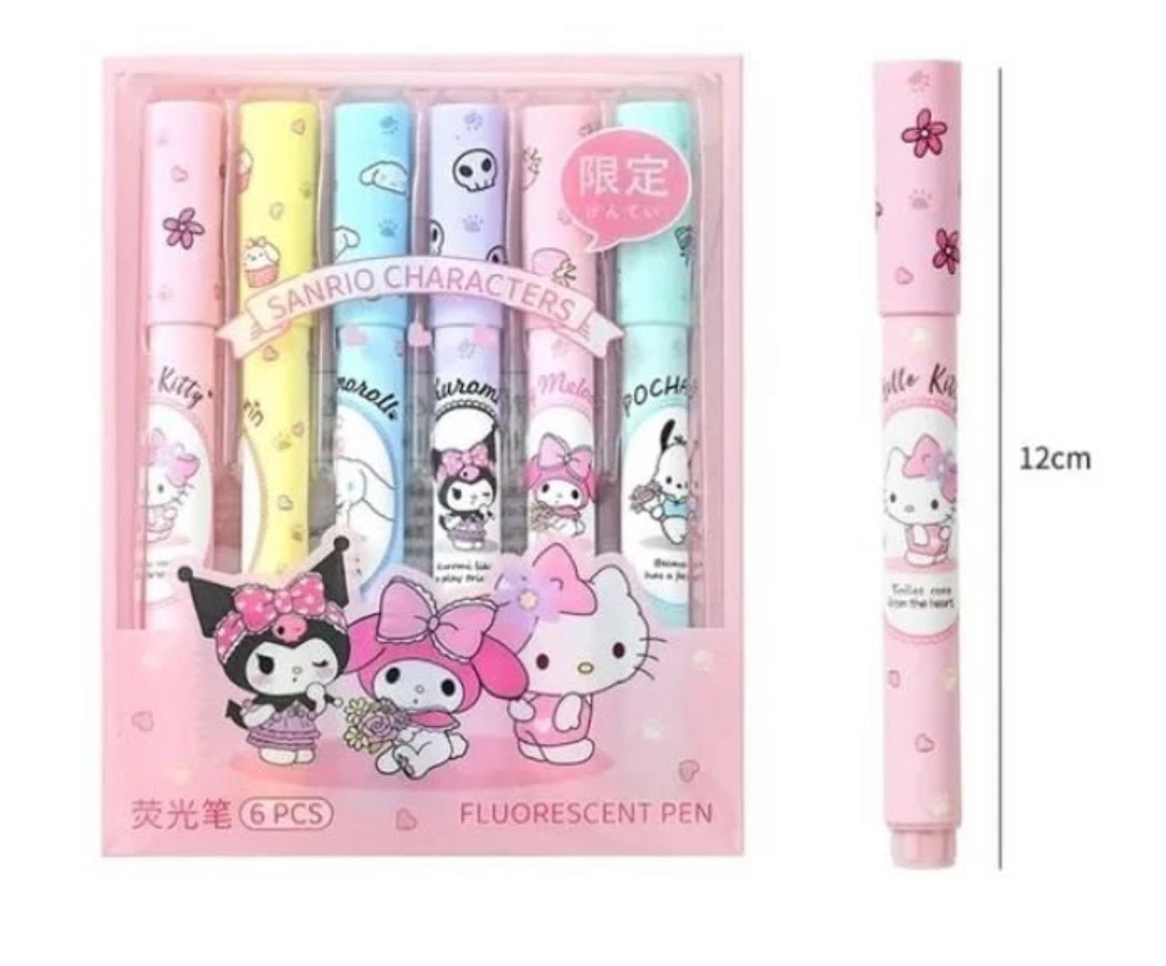 Lápices Fluorescentes Sanrio