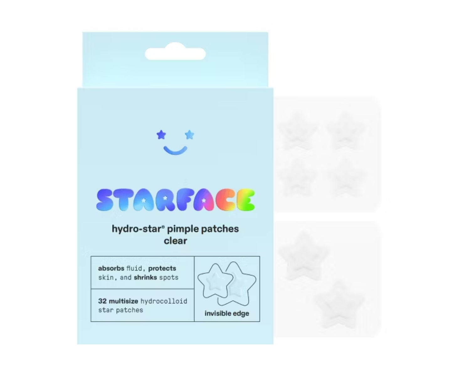 Starface Hydro-Stars Clear Facial Pimple Patch Refill - 32ct