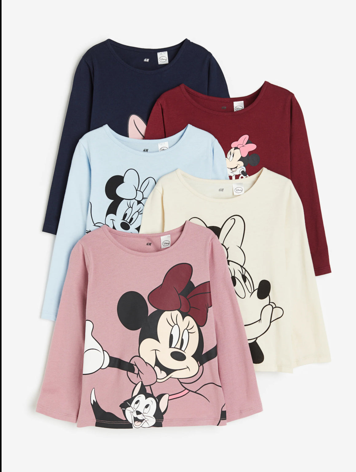 Set de camisetas Minnie 5 pcs