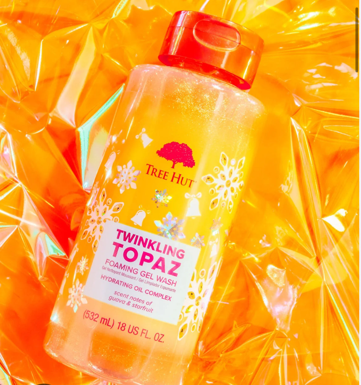 Tree Hut Twinkling Topaz Foaming Gel Wash