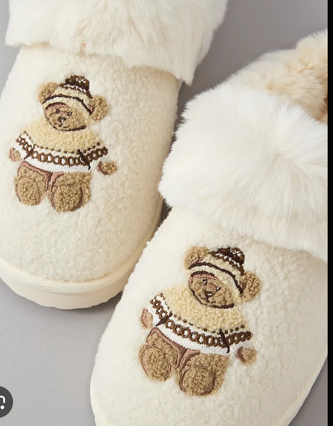 Pantuflas Oso