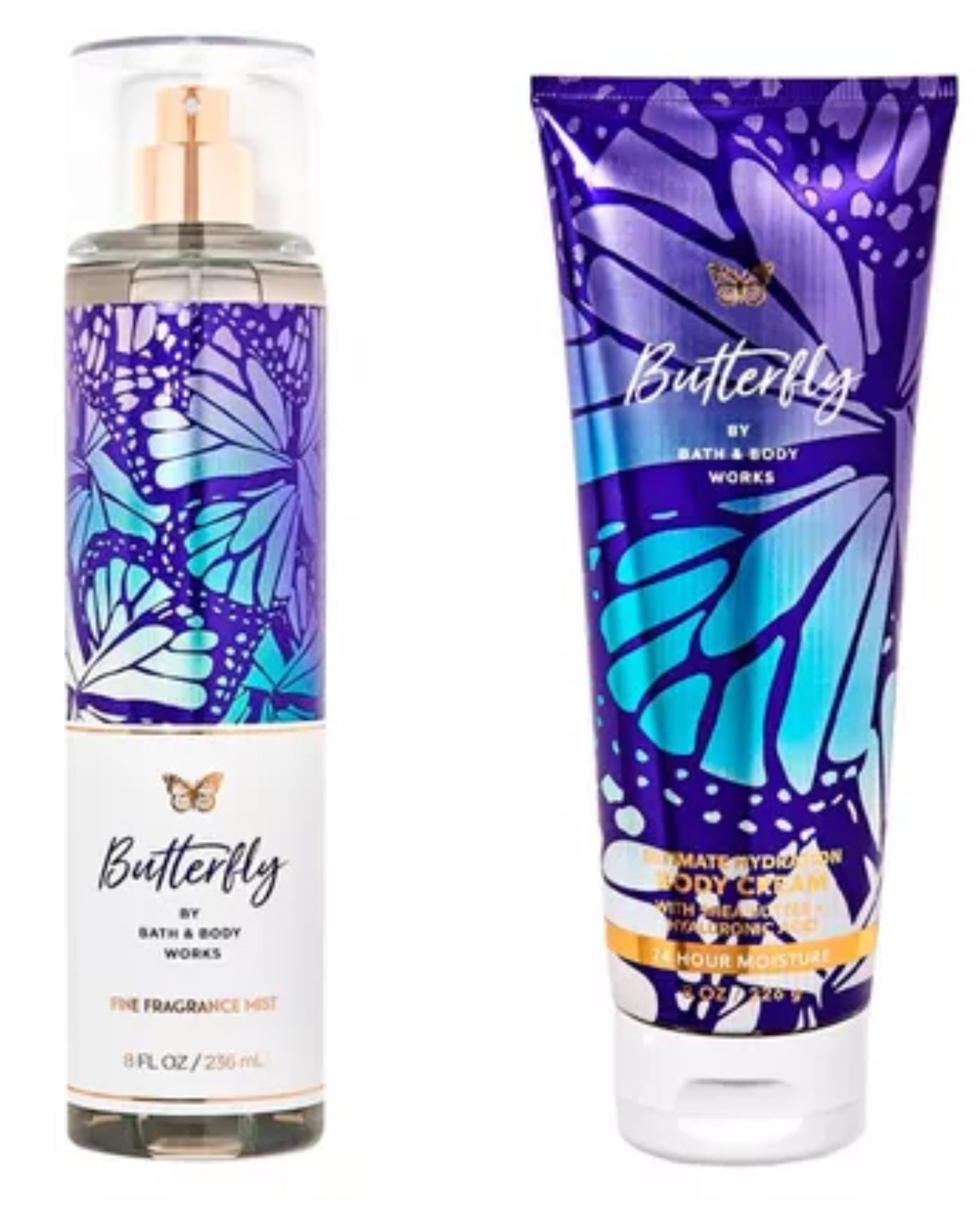 Set Bath and Body Works Butterfly 2 pcs 🦋