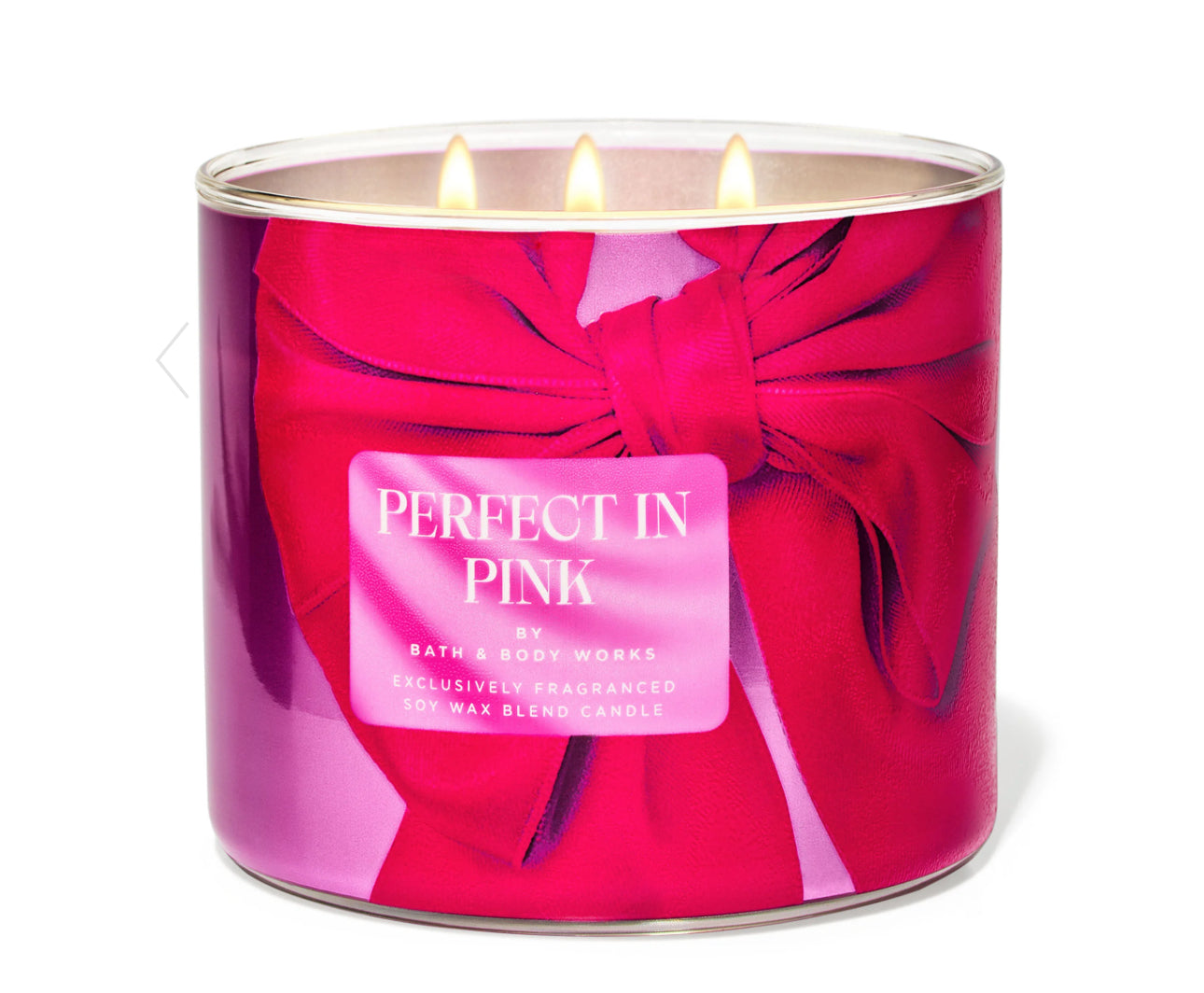 Bath and body works perfect in pink vela 3 mechas