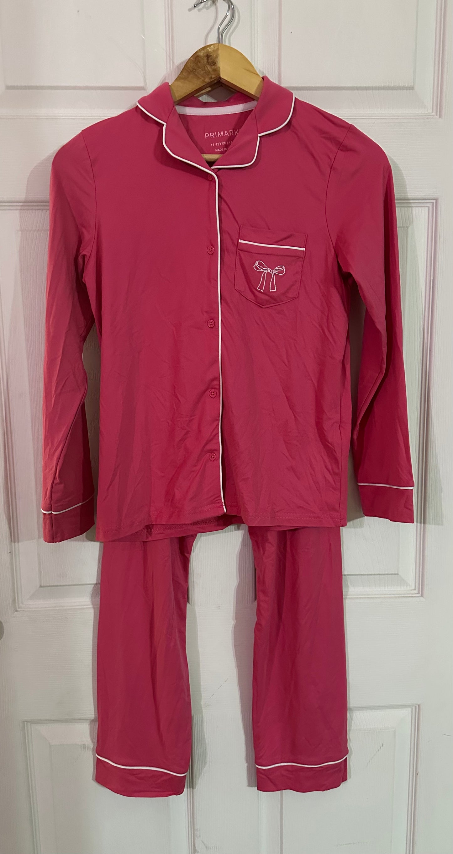 Pijama Rosada con Lazo
