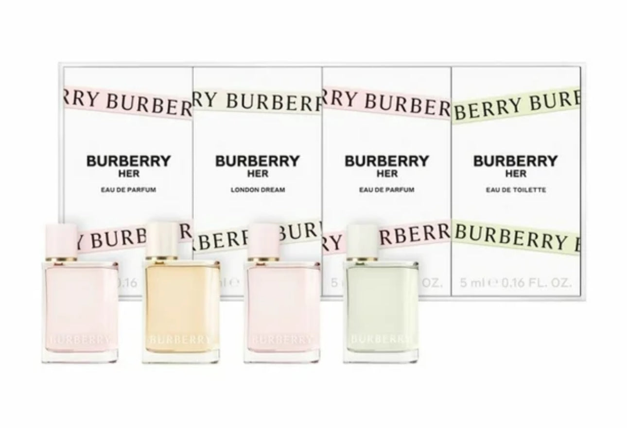 Mini Set 4 Piezas para Mujer de Burberry 5mL Burberry EDT