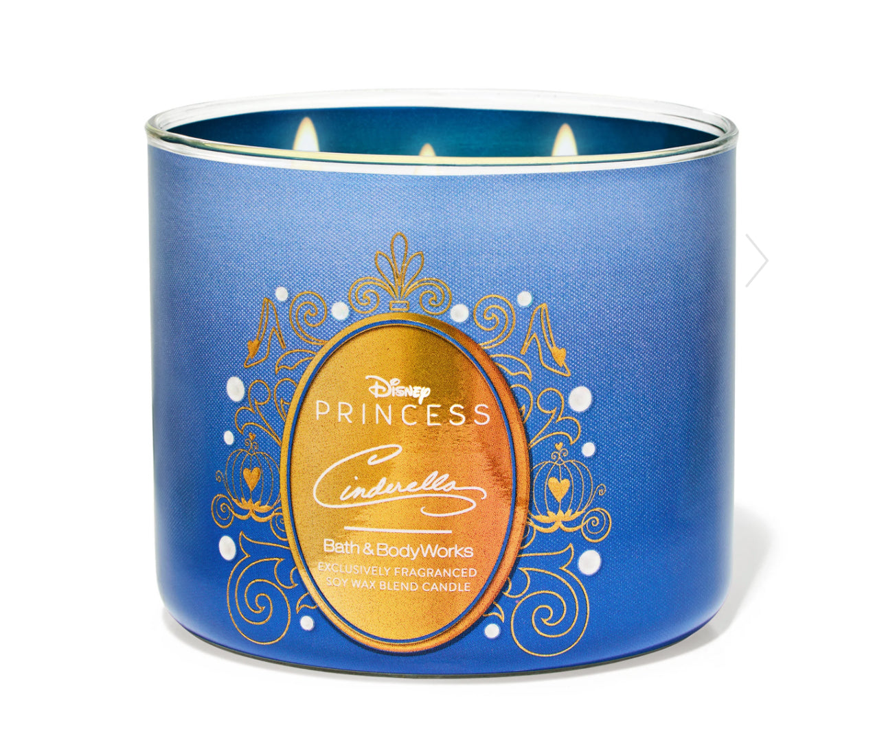 Vela de 3 Mechas Princess Cinderella