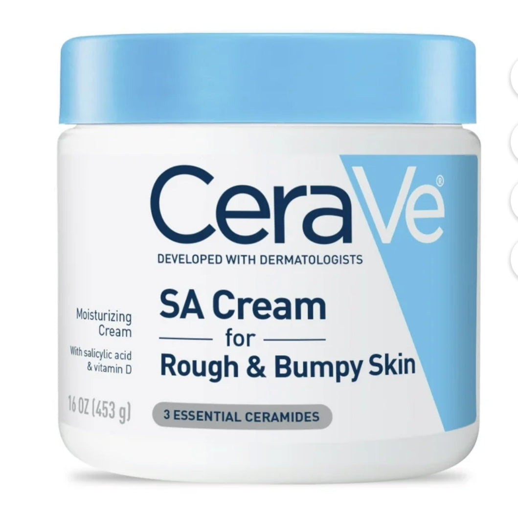 Cerave SA Cream for Rough and Bumpy Skin, Moisturizer