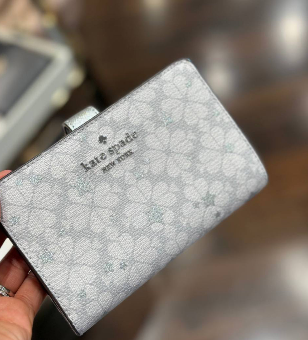 Monedero Kate Spade Silver ⭐️