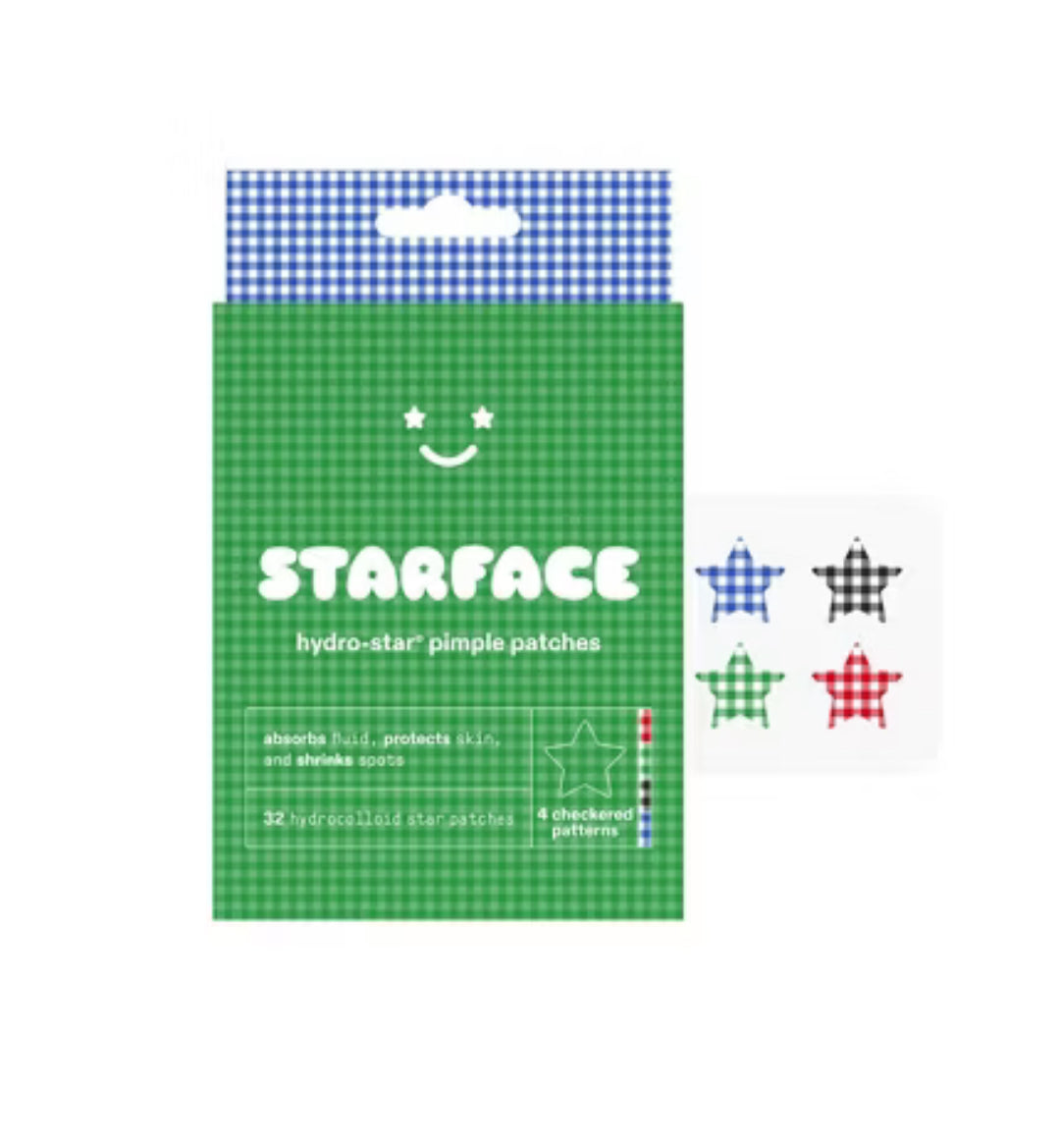 Starface Hydro-Star Checkered Pimple Patches - 32ct