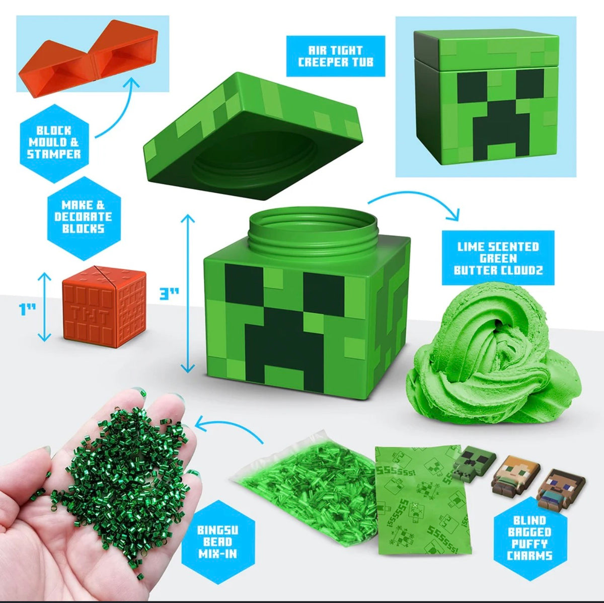 MINECRAFT - Creeper - Butter Block