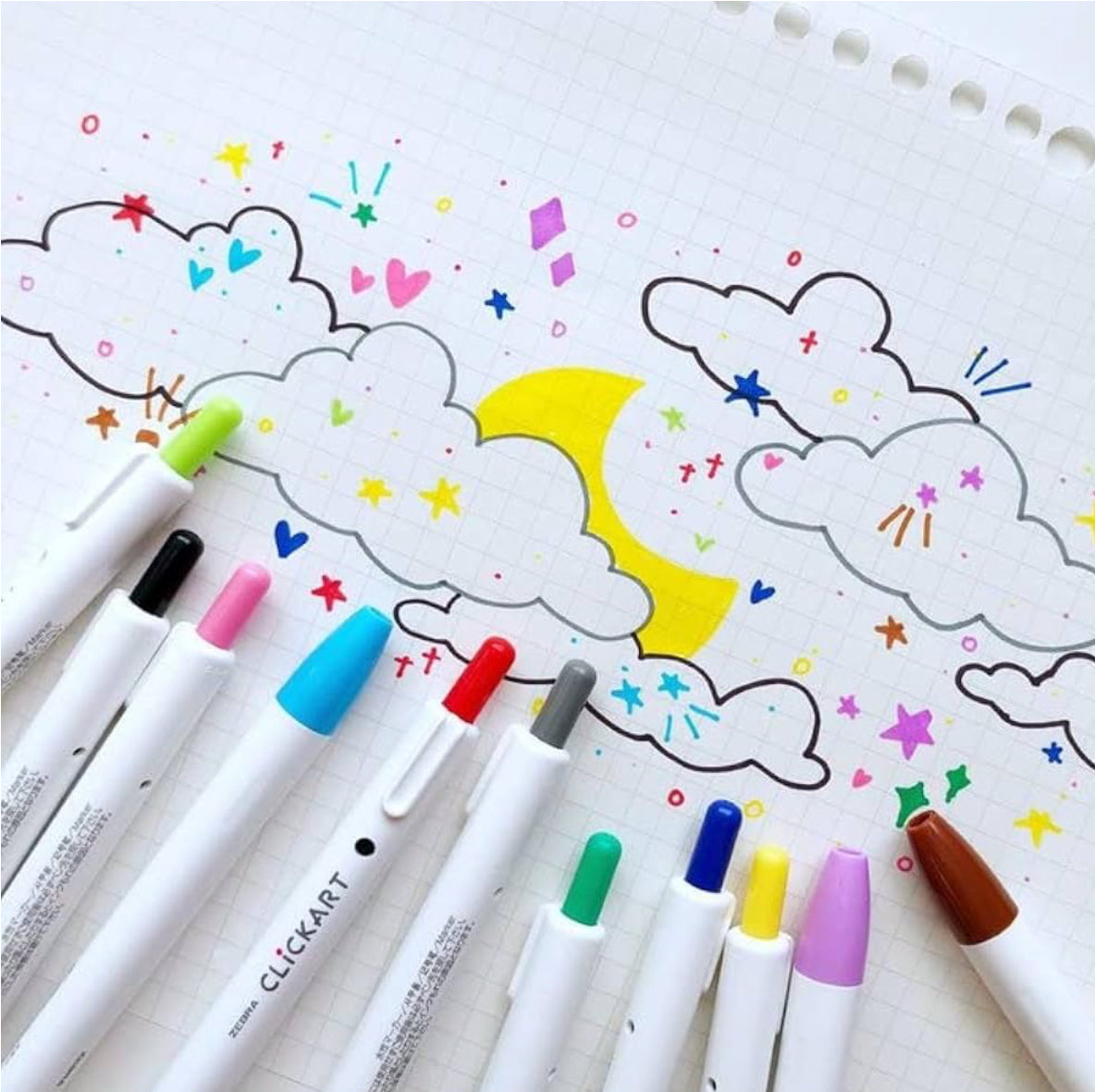 Zebra Clickart Retractable Marker Pen