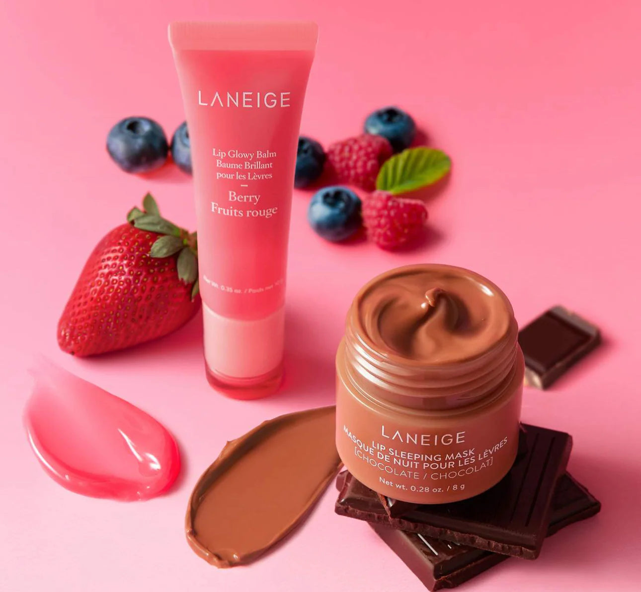 Laneige Lip Duo Set. Berries ‘ N Chocó Kisses