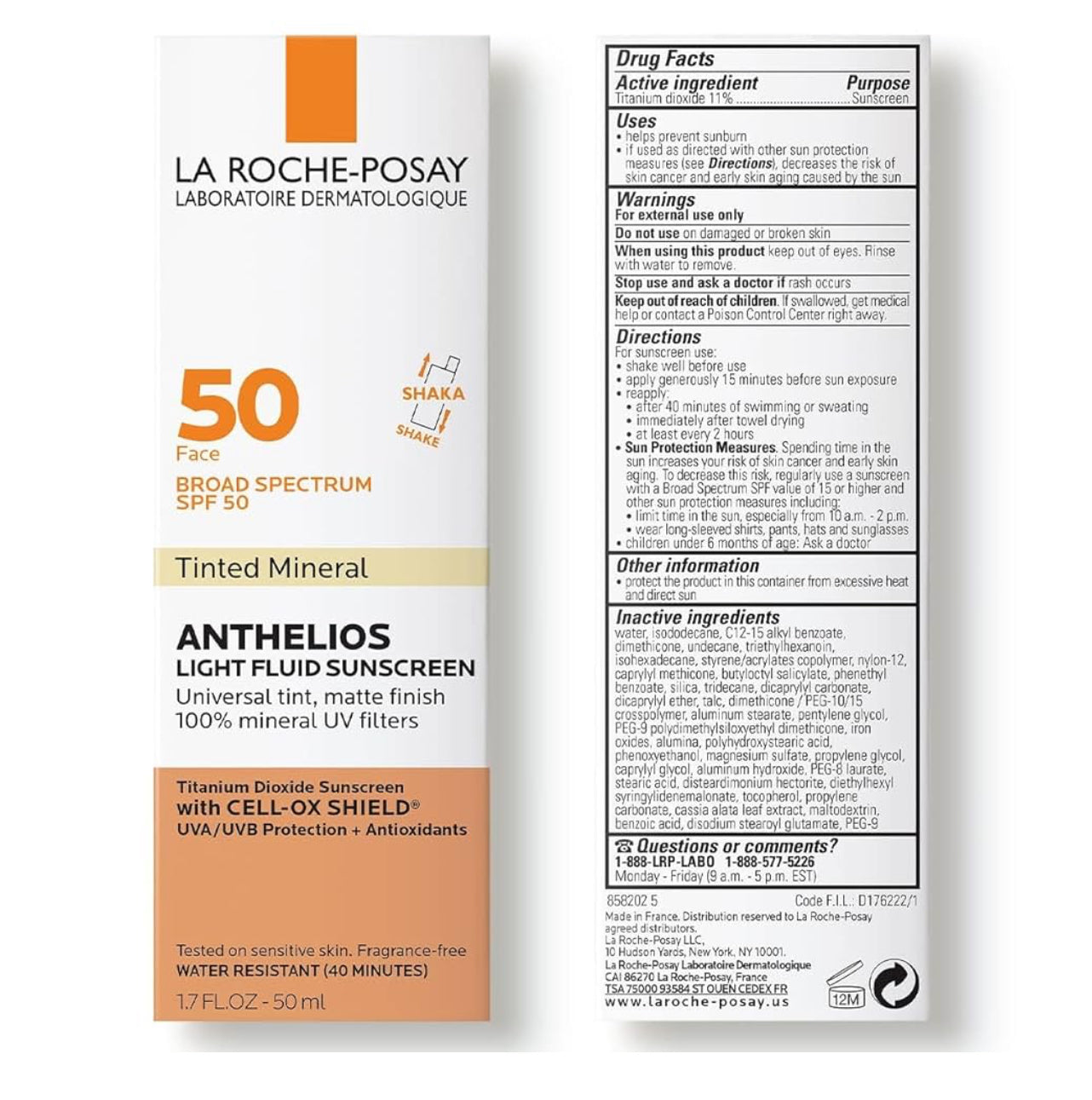 La Roche Posay Anthelios Light Fluid Sunscreen