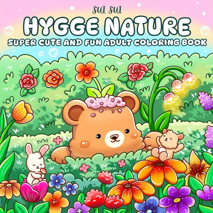 Hygge Nature coloring book