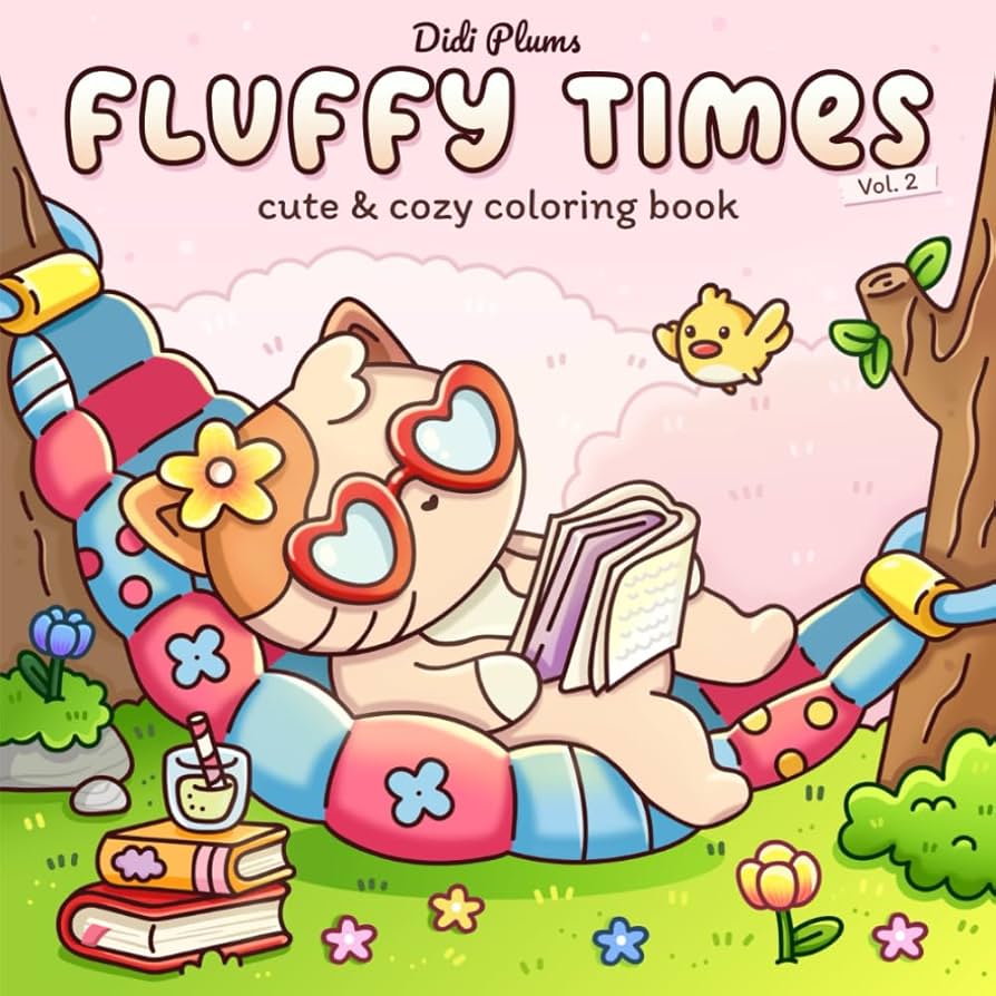 Fluffy Time vol.2 coloring book