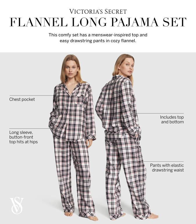 🎀 Pijama Manga Larga Victoria’s Secret🎀