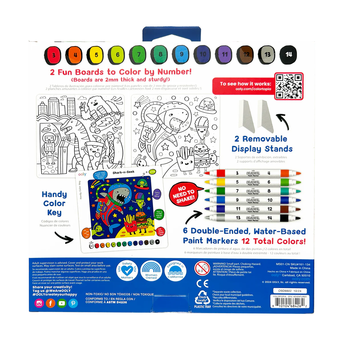 Colortopia 🩵 Kit de Colorear por numero