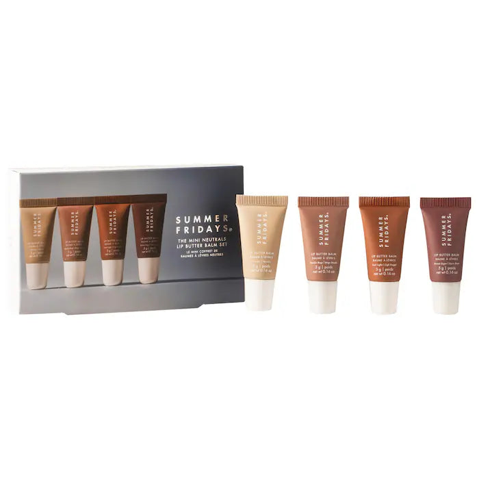 Summer Fridays 🤩The Mini Neutrals Lip Butter Balm Set