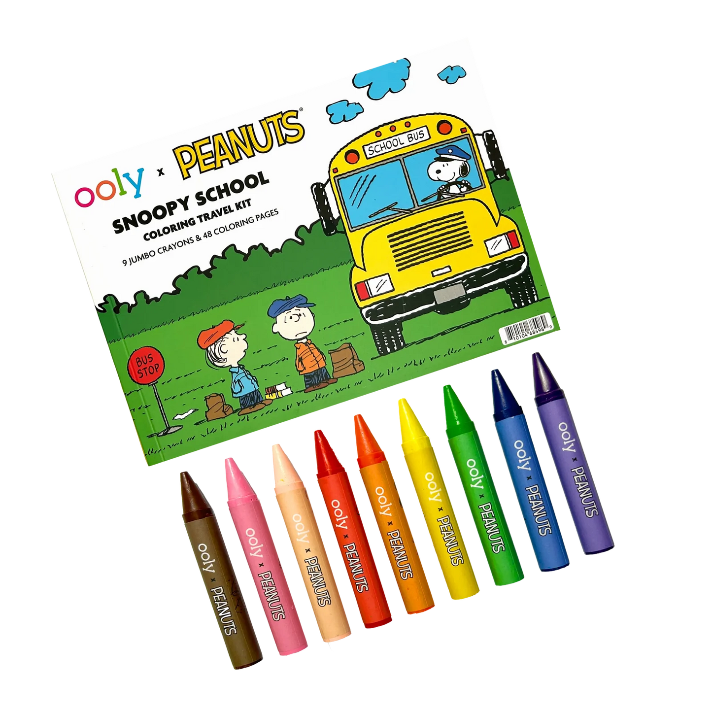 OOLY x Peanuts Snoopy School Coloring Travel Kit