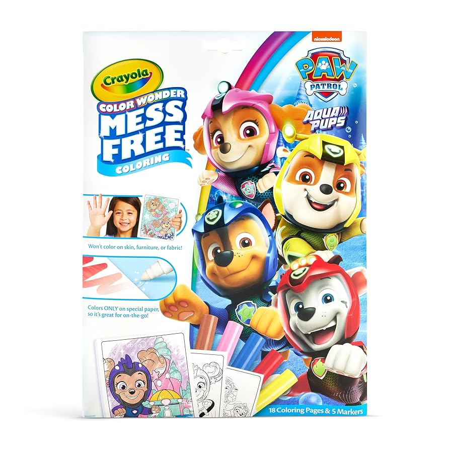 Crayola Mess Free Paw Patrol Set de Colorear
