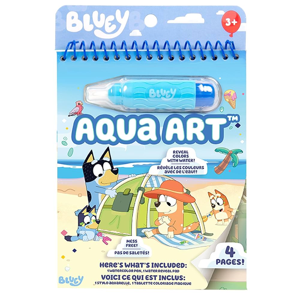 Bluey Aqua Art